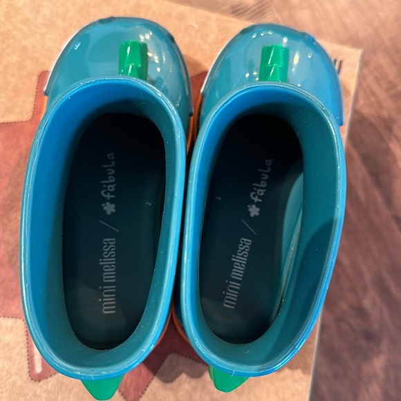 Mini Melissa Toddler Dragon Rain Boots - Picture 7 of 10